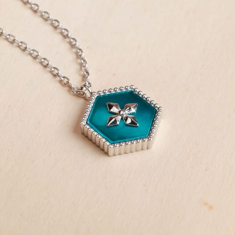 Spectral Necklace (Nacre/Silver)