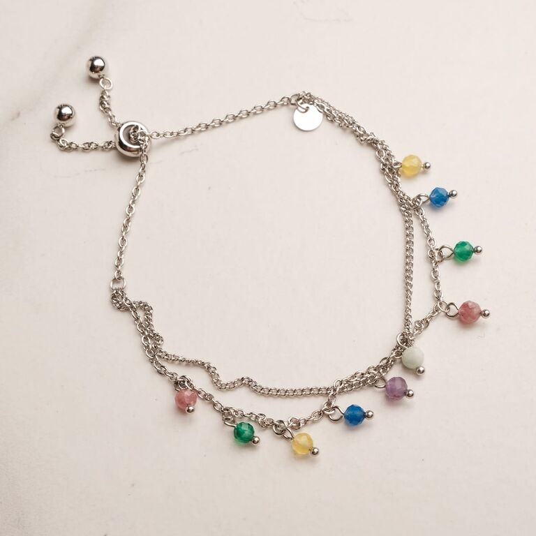 Free Play Bracelet (Rainbow/Silver)