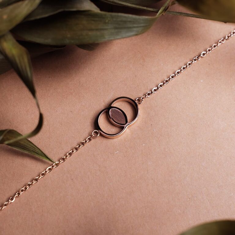 Effigy Bracelet (Walnut/Rose Gold)