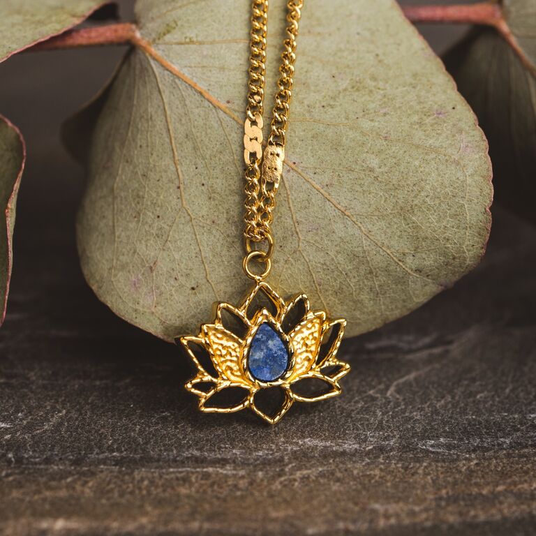 Balance Necklace (Lapis Lazuli/Gold)