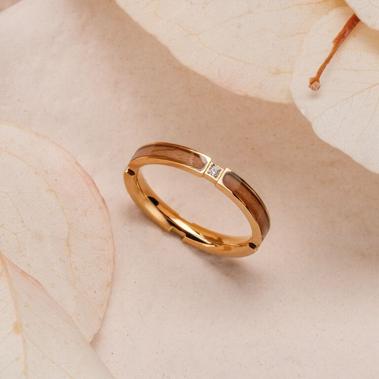 Campania Ring (Olive/Gold)